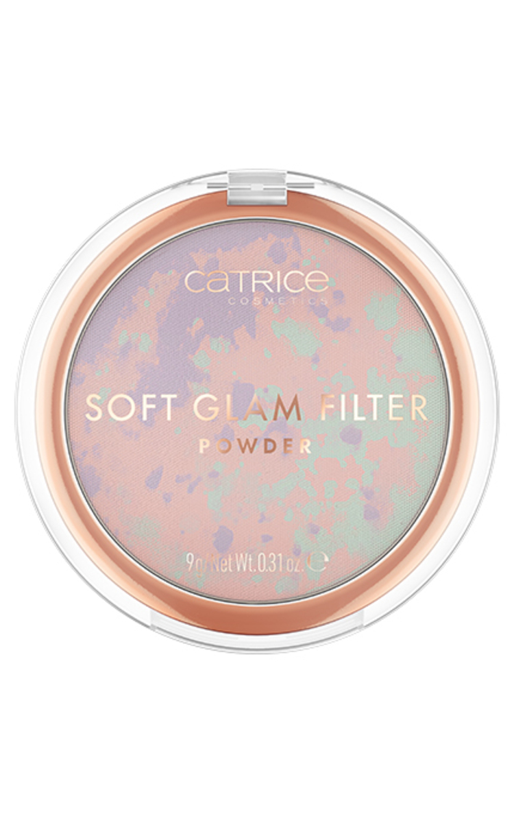 CATRICE CATRICE, SOFT GLAM FILTER POWDER, pudra su spindesiu, 9 g 1 vnt.