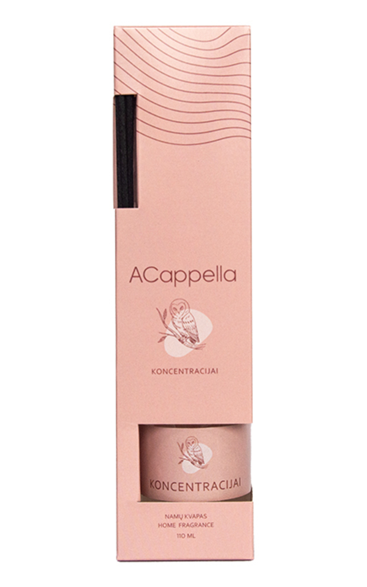 ACAPPELLA ACAPPELLA, KONCENTRACIJAI, funkcinis namų kvapas, 1 vnt. 110 ml