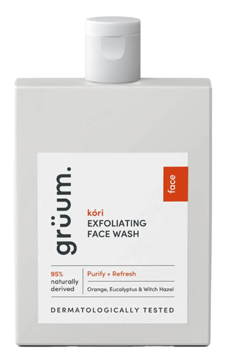 GRUUM GRUUM, KORI EXFOLIATING FACE WASH, šveičiamasis veido prausiklis, 120 ml 120 ml