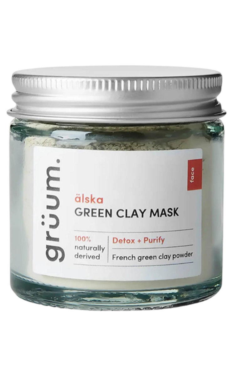 GRUUM GRUUM, ALSKA GREEN CLAY, detoksikuojanti molio kaukė veidui, 50 ml 50 ml