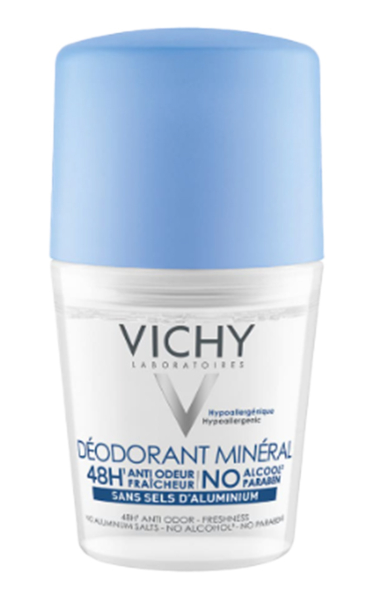 VICHY VICHY, MINERAL, rutulinis dezodorantas moterims, 50 ml. 50 ml