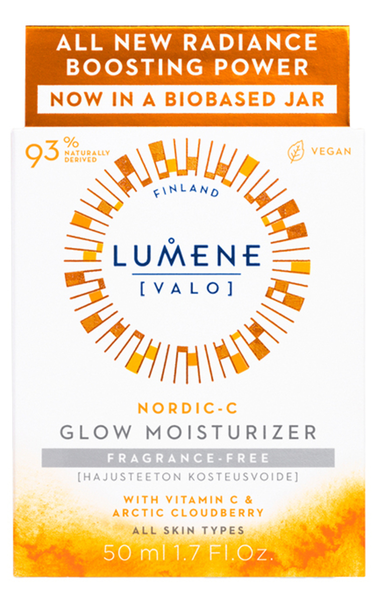 LUMENE LUMENE, NORDIC - C VALO GLOW, drėkinantis kremas be kvapiklių, 50 ml 50 ml