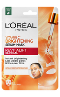 L'OREAL PARIS, REVITALIFT CLINICAL BRIGHTENING, serumo kaukė su vitaminu C ir salicilo rūgštimi, 26 g