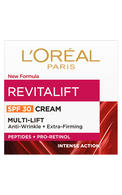 L'OREAL PARIS, REVITALIFT CLASSIC MULTI-LIFT, stangrinamasis dieninis kremas nuo raukšlių su SPF 30, 50 ml