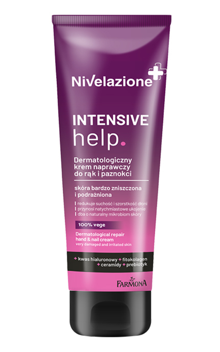 NIVELAZIONE, INTENSIVE HELP, kremas rankoms ir nagams, 100 ml