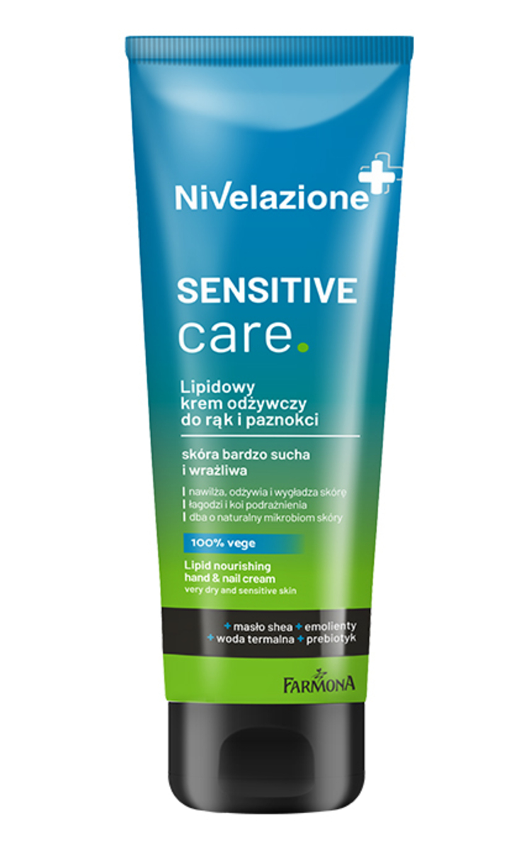 NIVELAZIONE, SENSITEVE CARE, kremas rankoms ir nagams, 100 ml