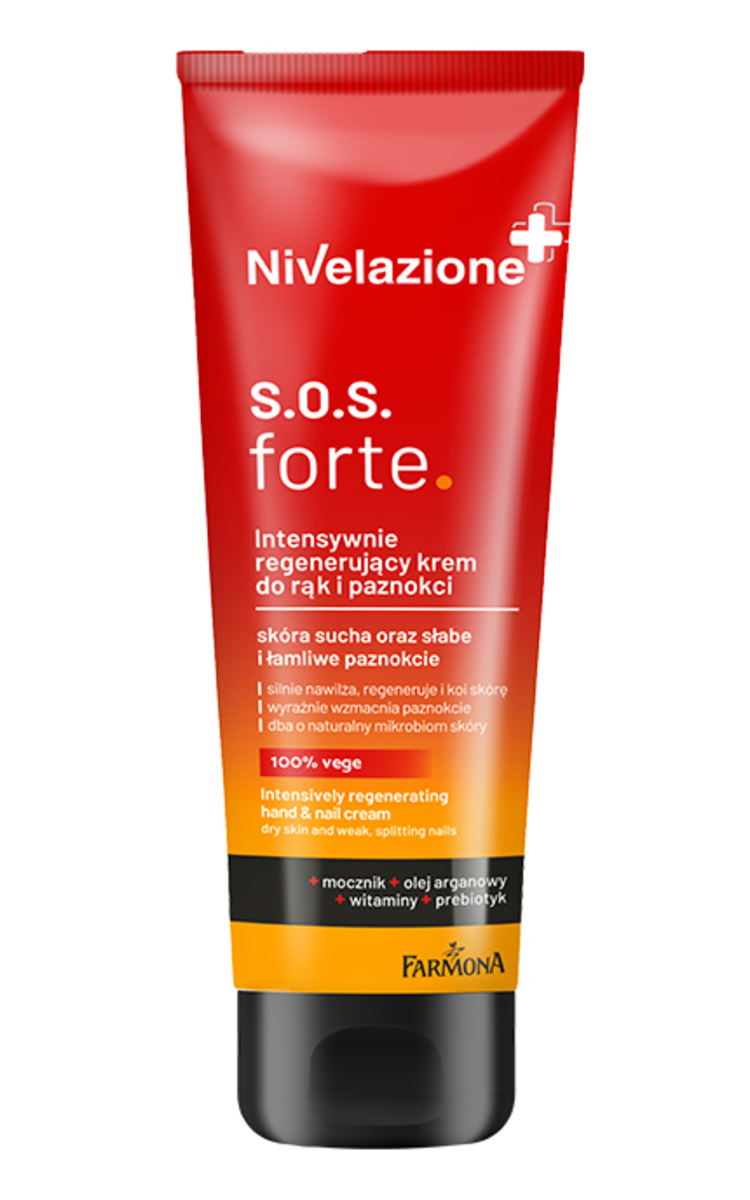 NIVELAZIONE, SOS FORTE, kremas rankoms ir nagams, 100 ml