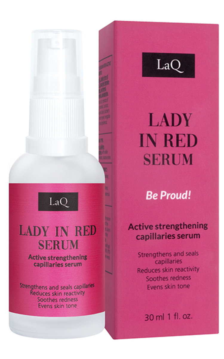 LAQ, LADY IN RED N 4, veido serumas, 30 ml