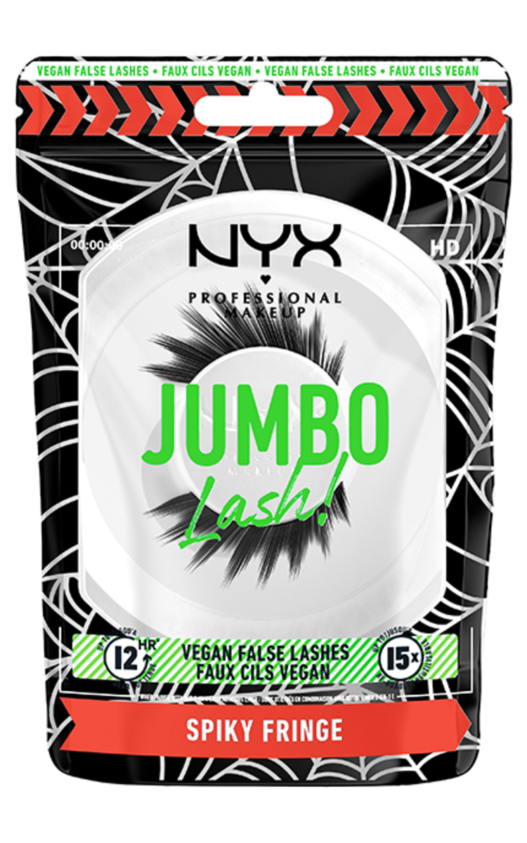 NYX PROFESSIONAL MAKEUP NYX PROFESSIONAL MAKEUP, HALLOWEEN JUMBO, riboto leidimo dirbtinės blakstienos, 1 vnt. 1 vnt.