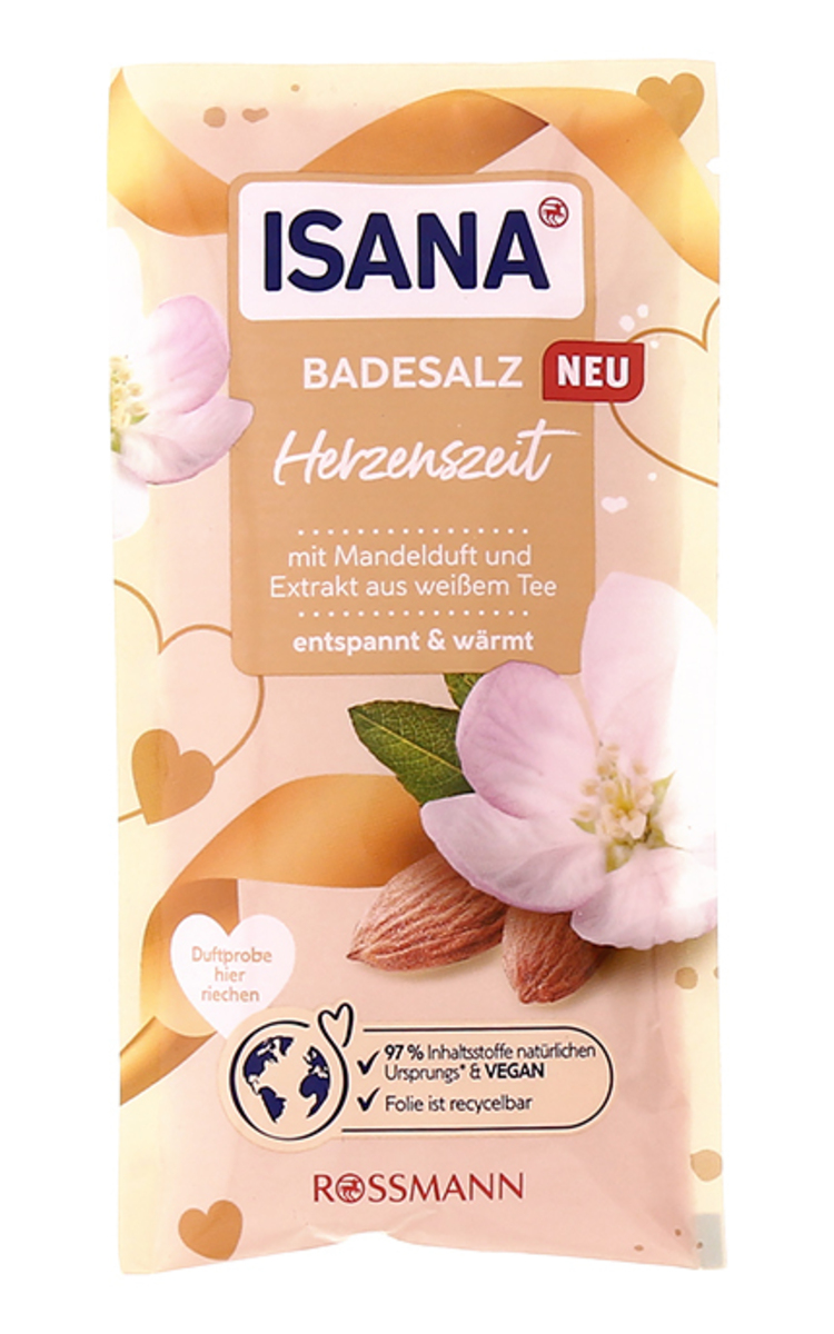 ISANA ISANA, HEART, vonios druska, 80 g 80 g