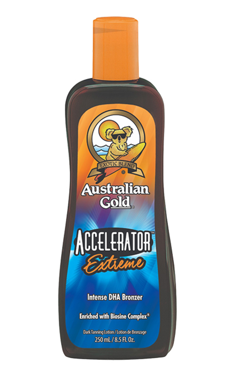 AUSTRALIAN GOLD AUSTRALIAN GOLD, ACCELERATOR EXTREME, kremas deginimuisi soliariume, 250 ml  250 ml