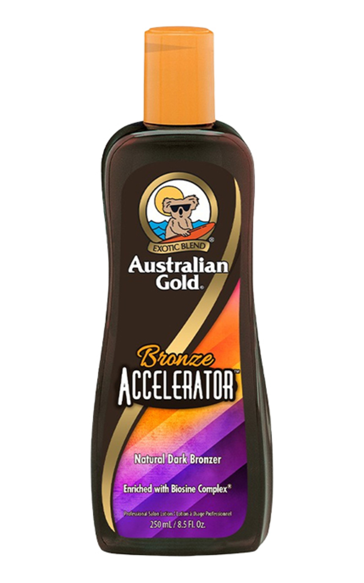 AUSTRALIAN GOLD AUSTRALIAN GOLD, BRONZE ACCELERATOR, kremas deginimuisi soliariume, 250 ml  250 ml