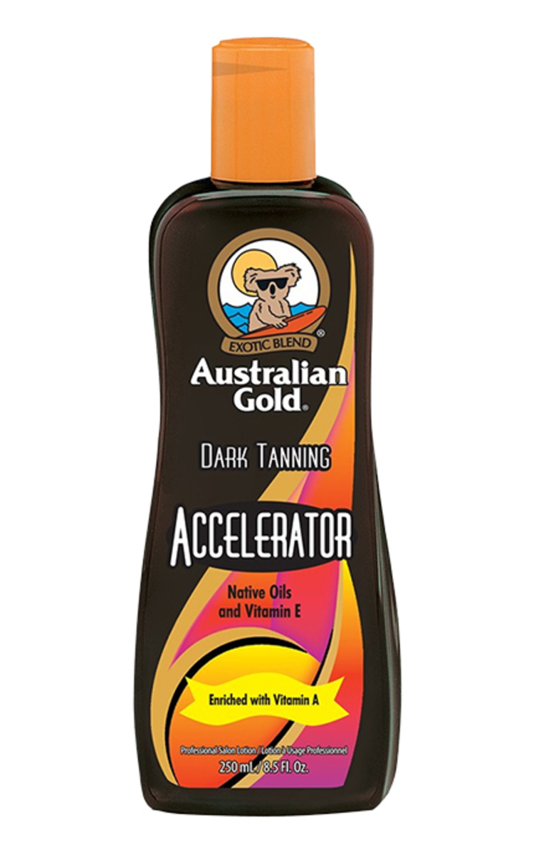 AUSTRALIAN GOLD AUSTRALIAN GOLD, DARK TAN ACCELERATOR, kremas deginimuisi soliariume, 250 ml 250 ml