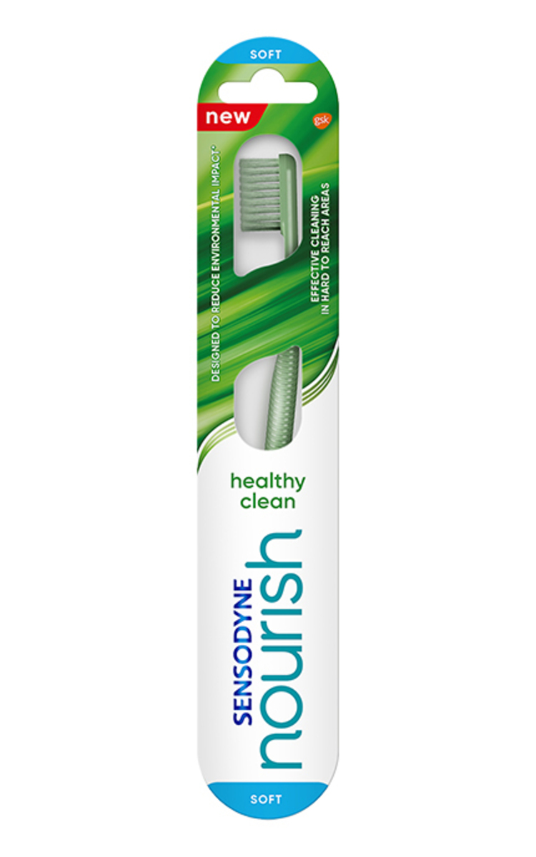 SENSODYNE SENSODYNE, NOURISH, dantų šepetėlis, 1 vnt. 1 vnt.