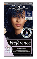 L'ORÉAL PARIS PRÉFÉRENCE, VIVID COLORS, ilgalaikiai plaukų dažai, 1.102 BLUE BLACK, 1 vnt.