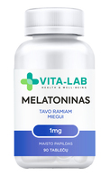 VITA-LAB, melatoninas 1 mg, 90 tablečių