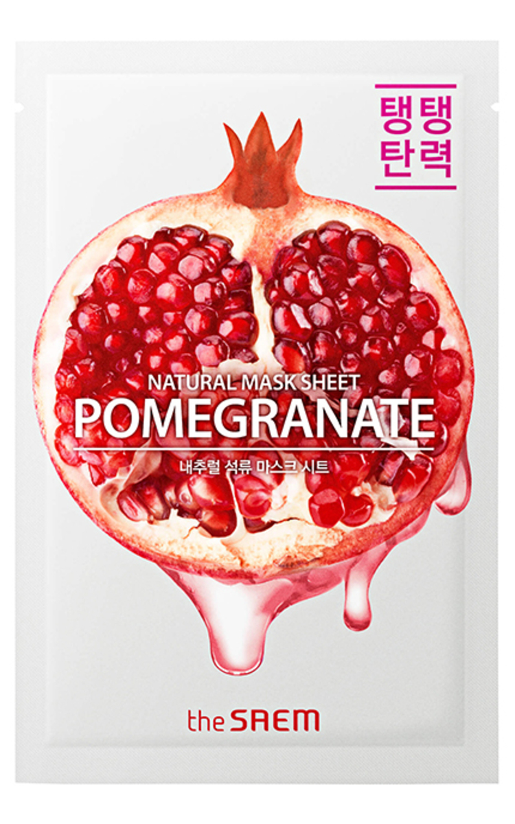 THE SAEM THE SAEM, POMEGRANATE, lakštinė kaukė, 1 vnt. 1 vnt.