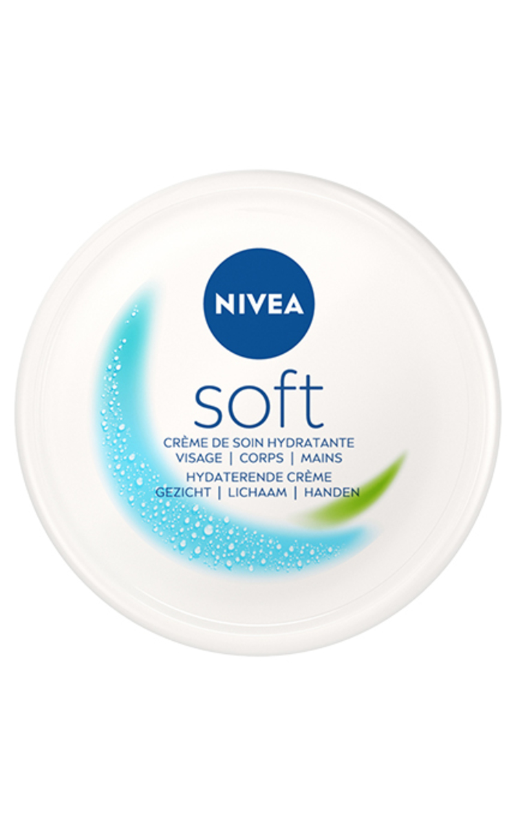 NIVEA NIVEA, SOFT, drėkinamasis kremas veidui, kūnui ir rankoms, 375 ml 375 ml