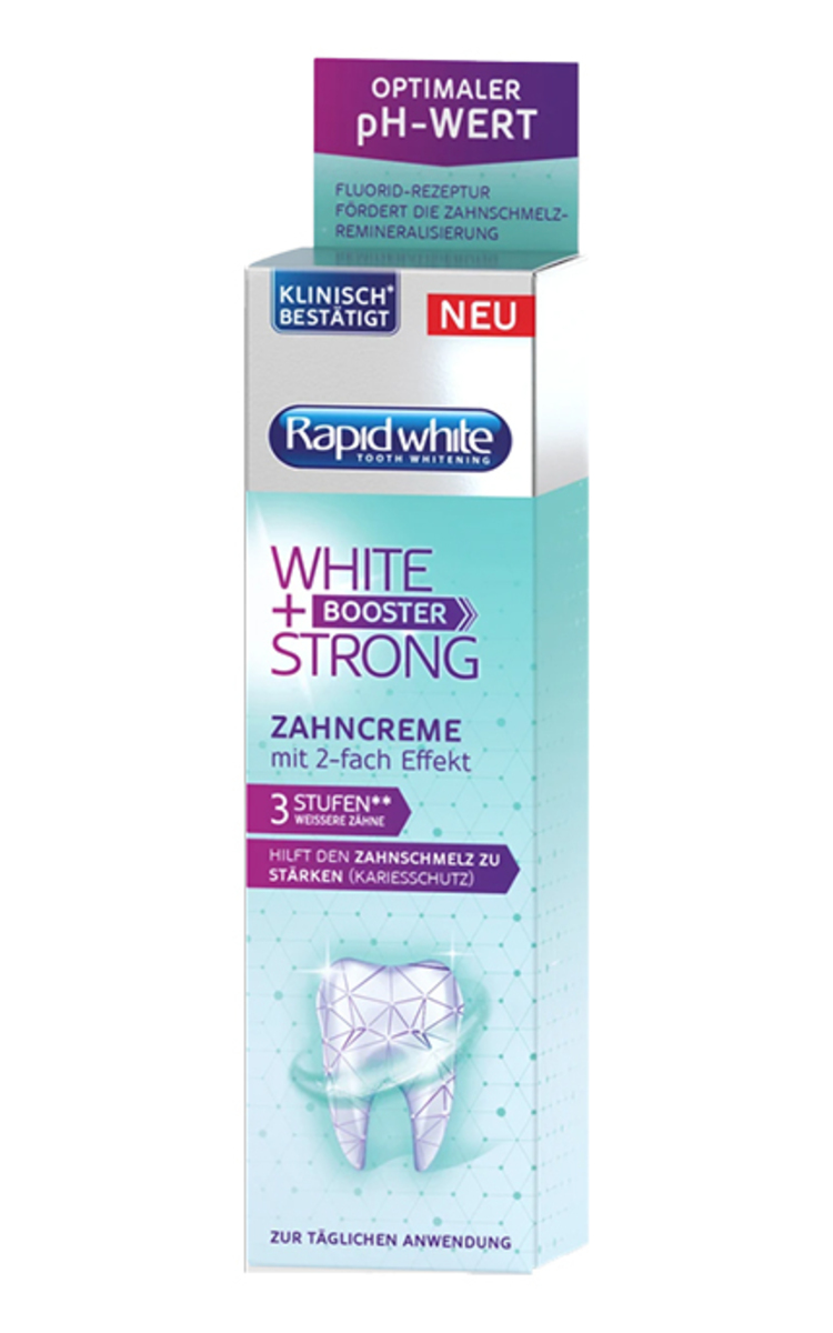 RAPID WHITE RAPID WHITE, BOOSTER STRONG, dantų pasta, 75 ml 75 ml