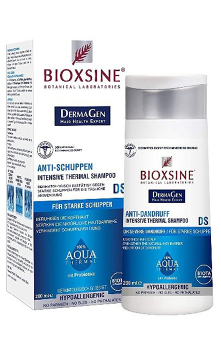 BIOXSINE BIOXCIN, AQUA THERMAL DS, šampūnas nuo intensyvaus pleiskanojimo, 200 ml. 200 ml