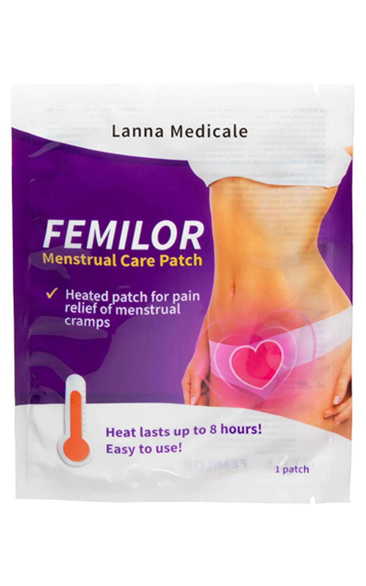 FEMILOR FEMILOR, MENSTRUAL CARE PATCH, šildantis pleistras menstruacinių skausmų mažinimui, 1 vnt. 1 vnt.