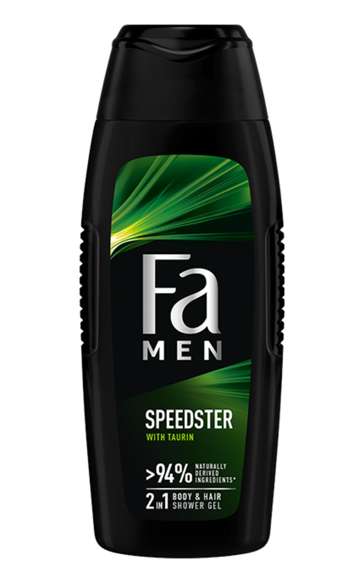 FA FA MEN, SPEEDSTER, dušo gelis, 400 ml 400 ml