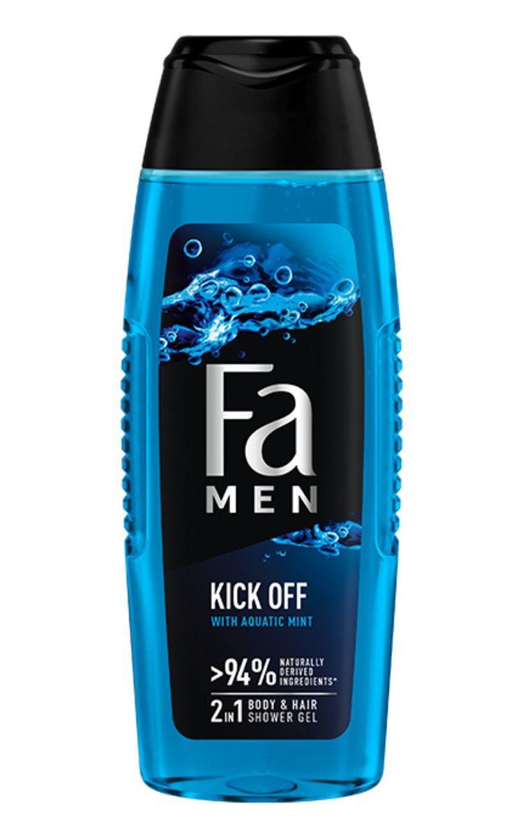 FA FA MEN, KICK OFF, dušo gelis, 250 ml 250 ml