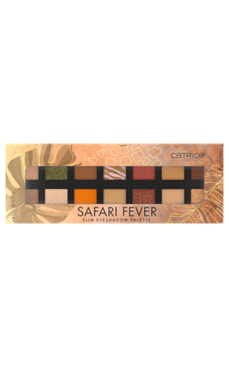 CATRICE CATRICE, SAFARI FEVER SLIM EYESHADOW PALETTE, akių šešėlių paletė, 10.6 g 1 vnt.