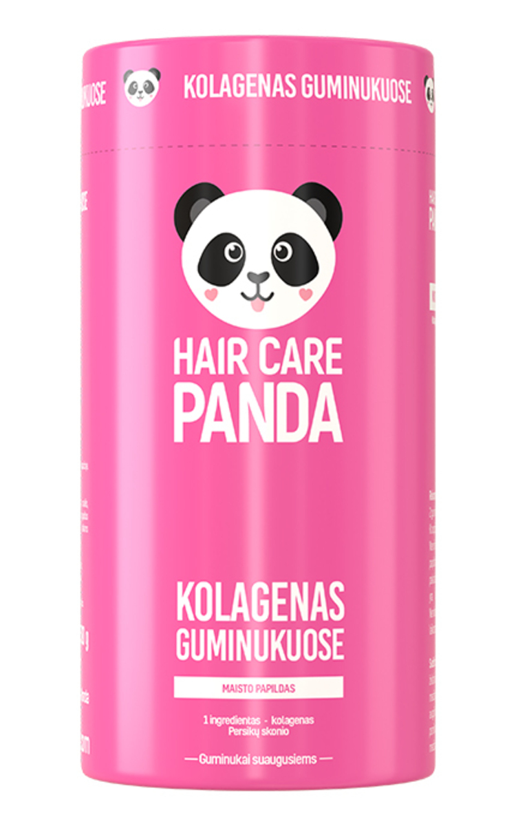 HAIR CARE PANDA HAIR CARE PANDA, kolagenas guminukuose, 60 vnt. 60 vnt.