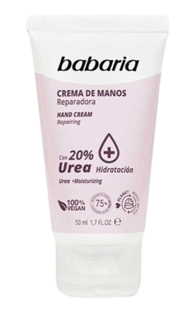 BABARIA, 20% UREA, drėkinamasis rankų kremas, 50 ml