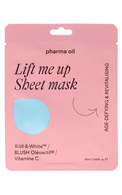 PHARMA OIL, LIFT ME UP, lakštinė veido kaukė, 25 ml