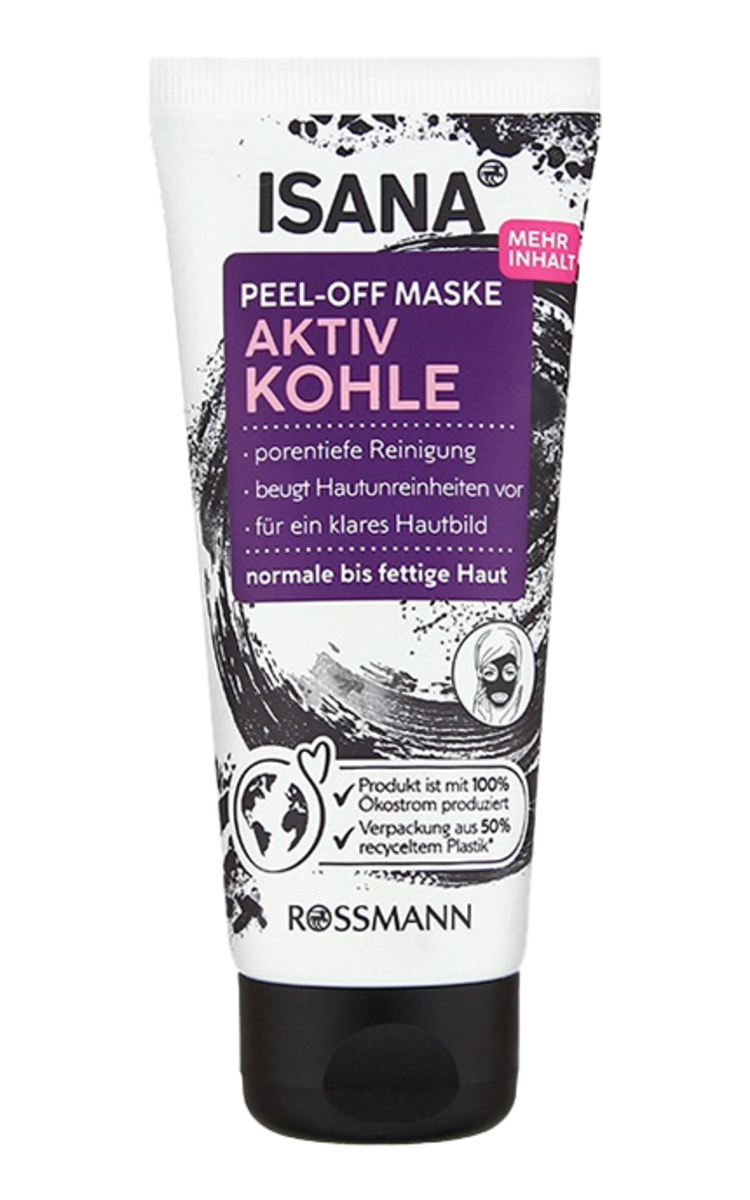 ISANA ISANA, AKTIV KOHLE PEEL OFF, nulupama veido kaukė, 100 ml 100 ml