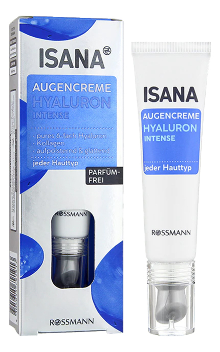 ISANA ISANA, HYALURON INTENSE, paakių kremas, 15 ml 15 ml