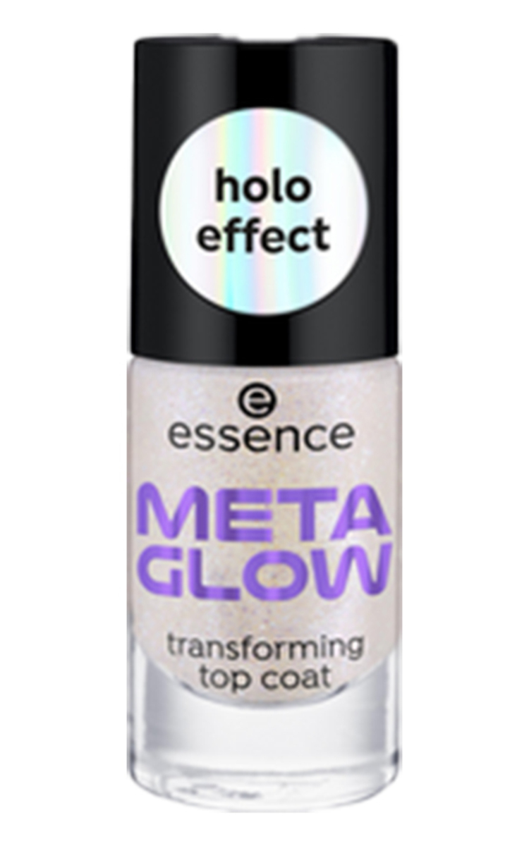 ESSENCE ESSENCE, META GLOW, viršutinis nagų lako sluoksnis, 8ml 8 ml