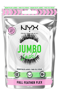 NYX PROFESSIONAL MAKEUP, JUMBO LASH FULL FEATHER FLEX, dirbtinės blakstienos, 1 vnt.