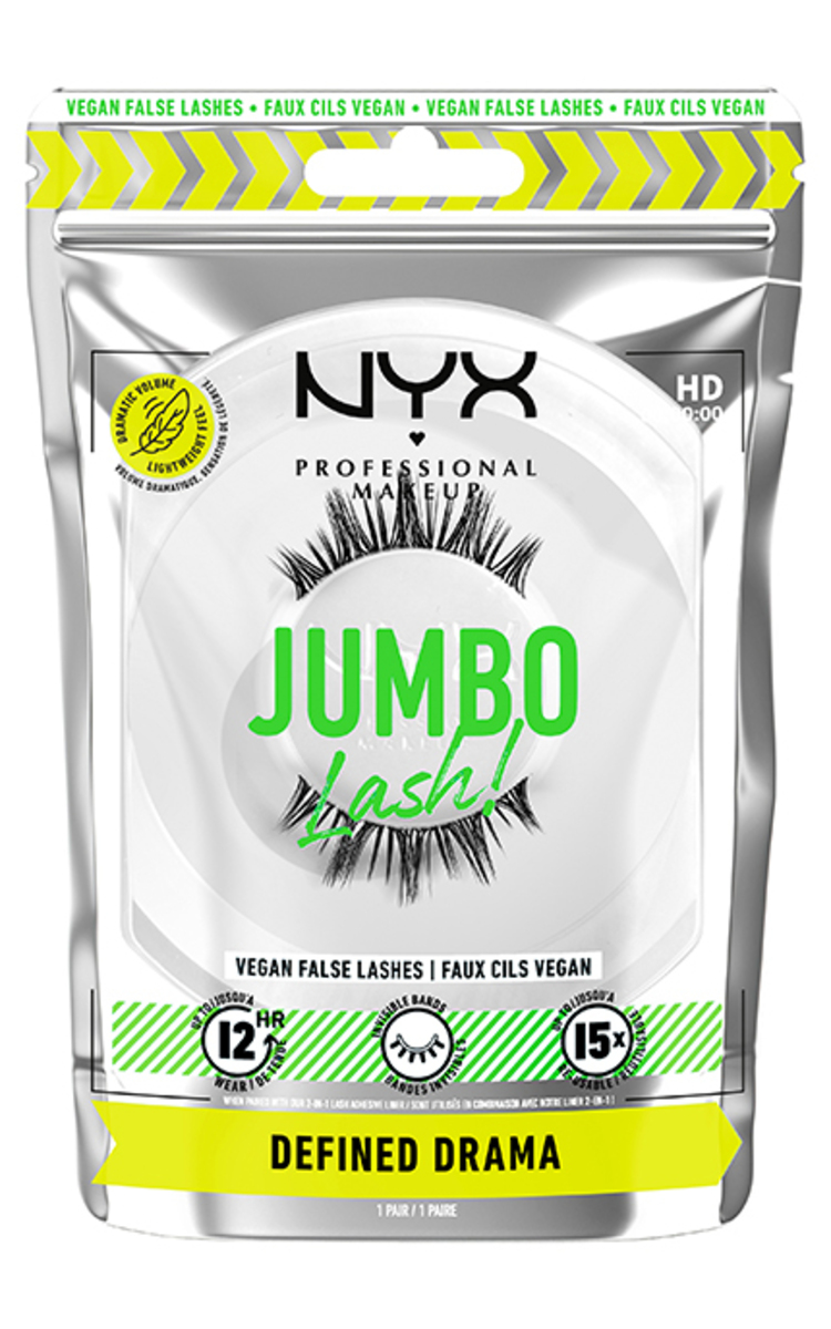 NYX PROFESSIONAL MAKEUP NYX PROFESSIONAL MAKEUP, JUMBO LASH DEFINED DRAMA, dirbtinės blakstienos, 1 vnt. 1 vnt.