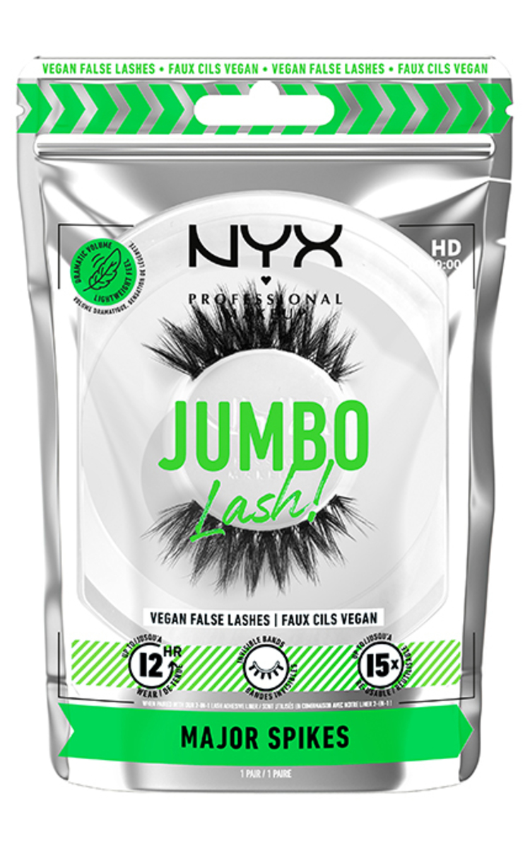 NYX PROFESSIONAL MAKEUP NYX PROFESSIONAL MAKEUP, JUMBO LASH MAJOR SPIKES, dirbtinės blakstienos, 1 vnt. 1 vnt.