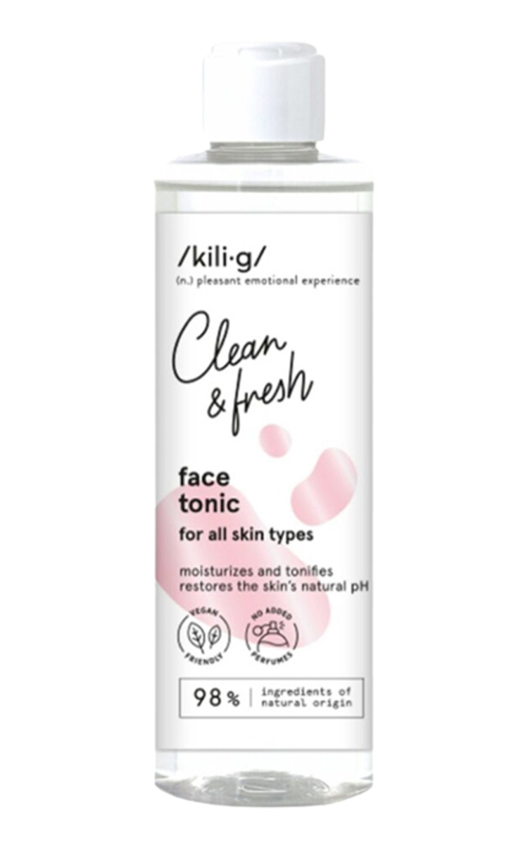 KILIG KILIG, CLEAN&FRESH, veido tonikas, 250 ml 250 ml