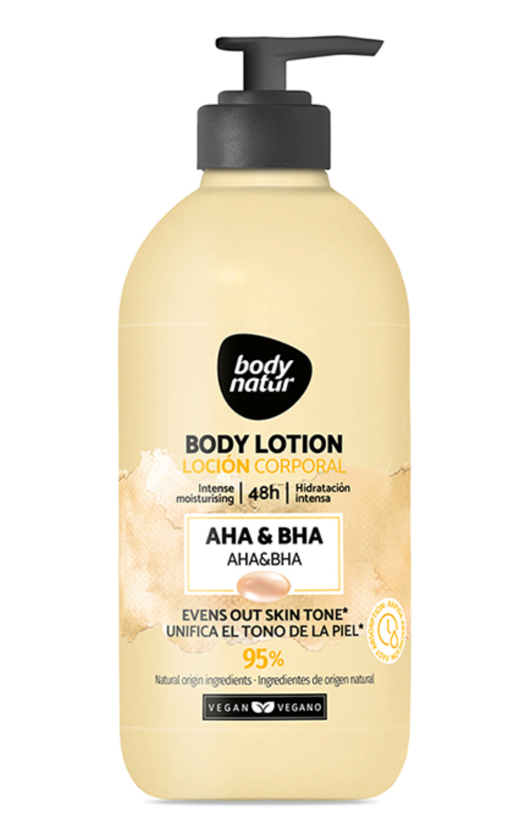 BODY NATUR BODY NATUR, kūno losjonas su AHA/BHA rūgštimi, 275 ml 275 ml