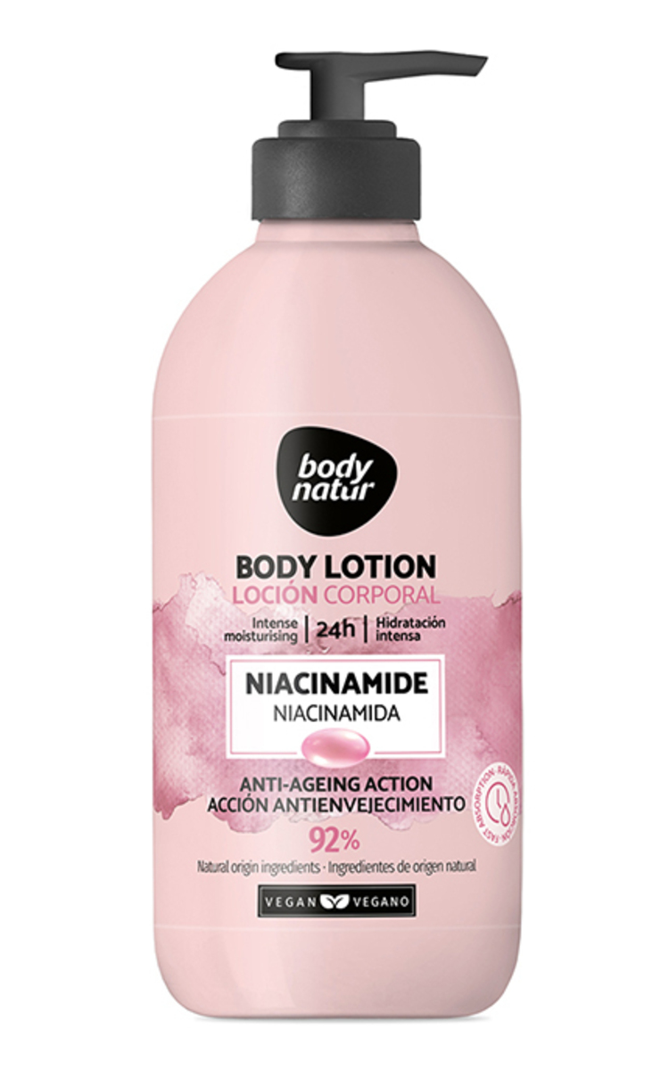 BODY NATUR BODY NATUR, kūno losjonas su niacinamidu, 275 ml 275 ml