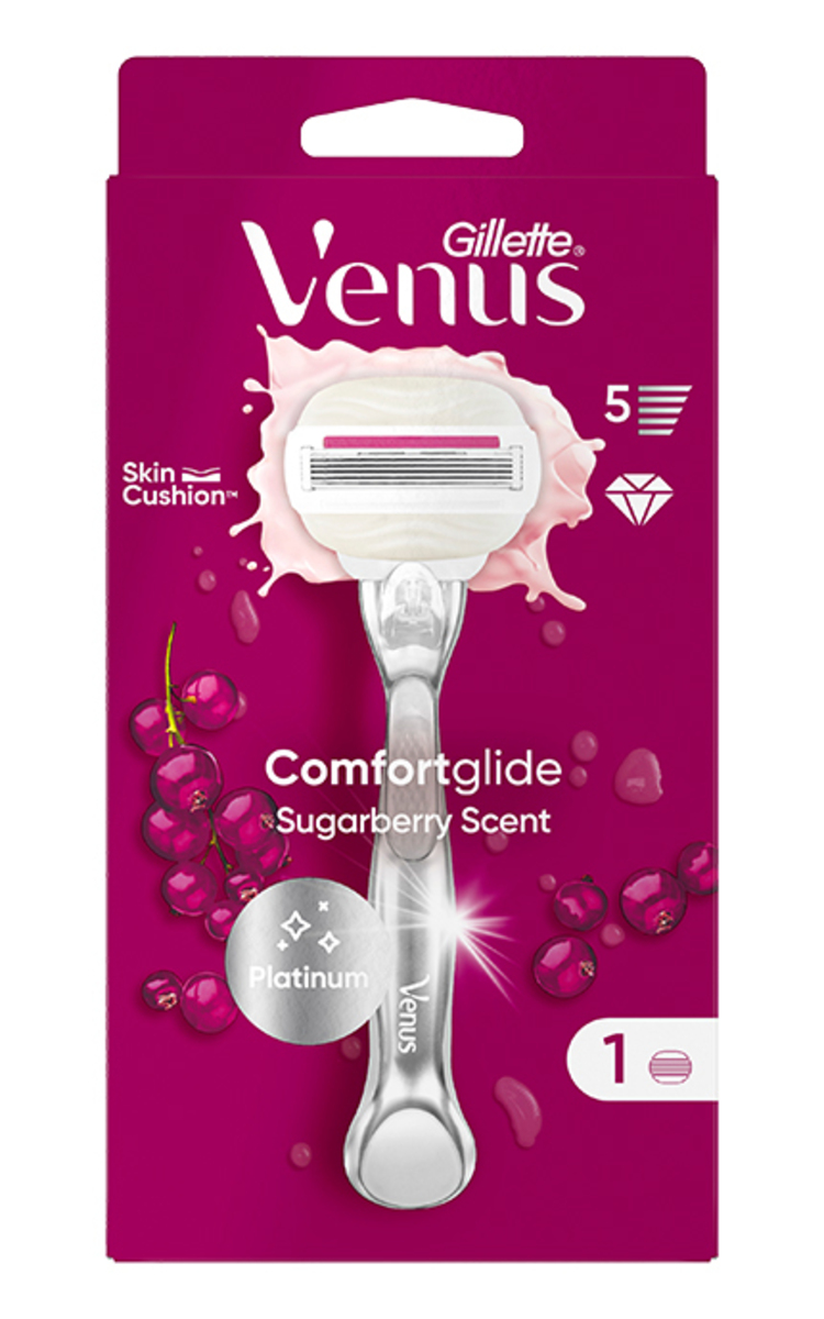 GILLETTE GILLETTE, VENUS SUGARBERRY, skustuvas, 1 galvutė 1 vnt.