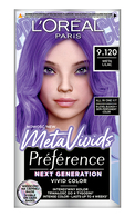 L'ORÉAL PARIS PREFERENCE, META VIVIDS, plaukų dažai, 9.120 META LILAC, 1 vnt.