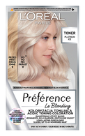 L'ORÉAL PARIS PREFERENCE, tonuojantys plaukų dažai, PLATINUM ICE, 1 vnt.