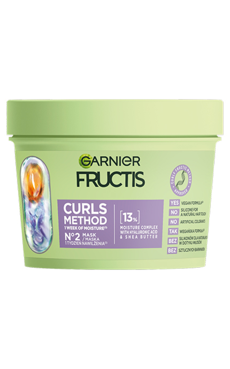 GARNIER FRUCTIS GARNIER, FRUCTIS HYDRA CURLS, plaukų kaukė, 370 ml 370 ml