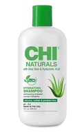 CHI, NATURALS, drėkinantis šampūnas su aloe vera ir hialurono rūgštimi, 355 ml