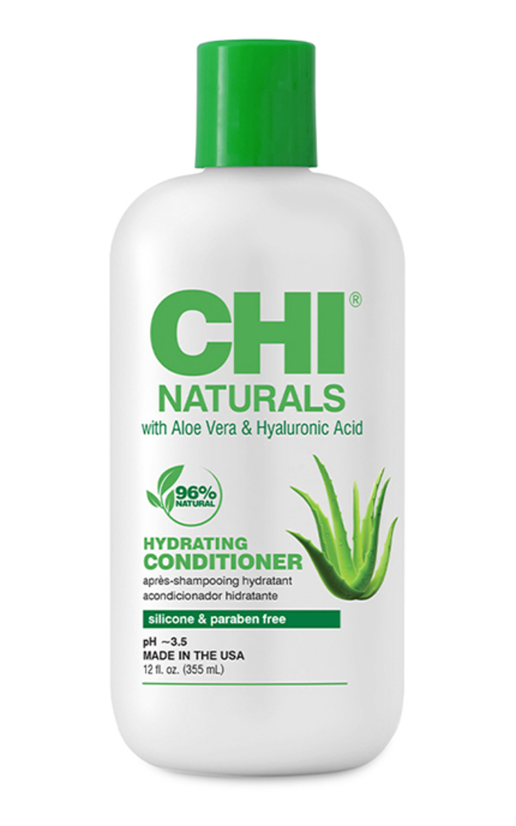 CHI LUXURY CHI, NATURALS, drėkinantis kondicionierius su aloe vera ir hialurono rūgštimi, 355 ml 355 ml