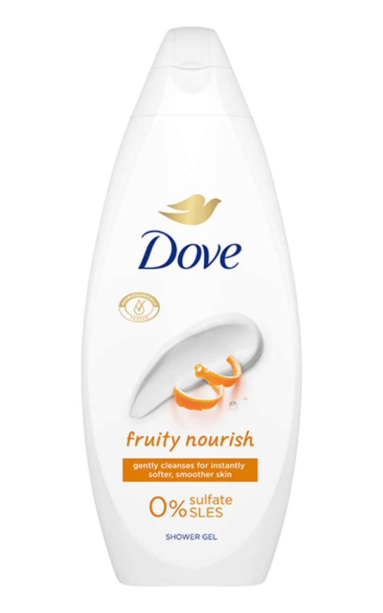 DOVE DOVE, SG FRUITY NOURISH, kūno prausiklis, 250 ml  250 ml