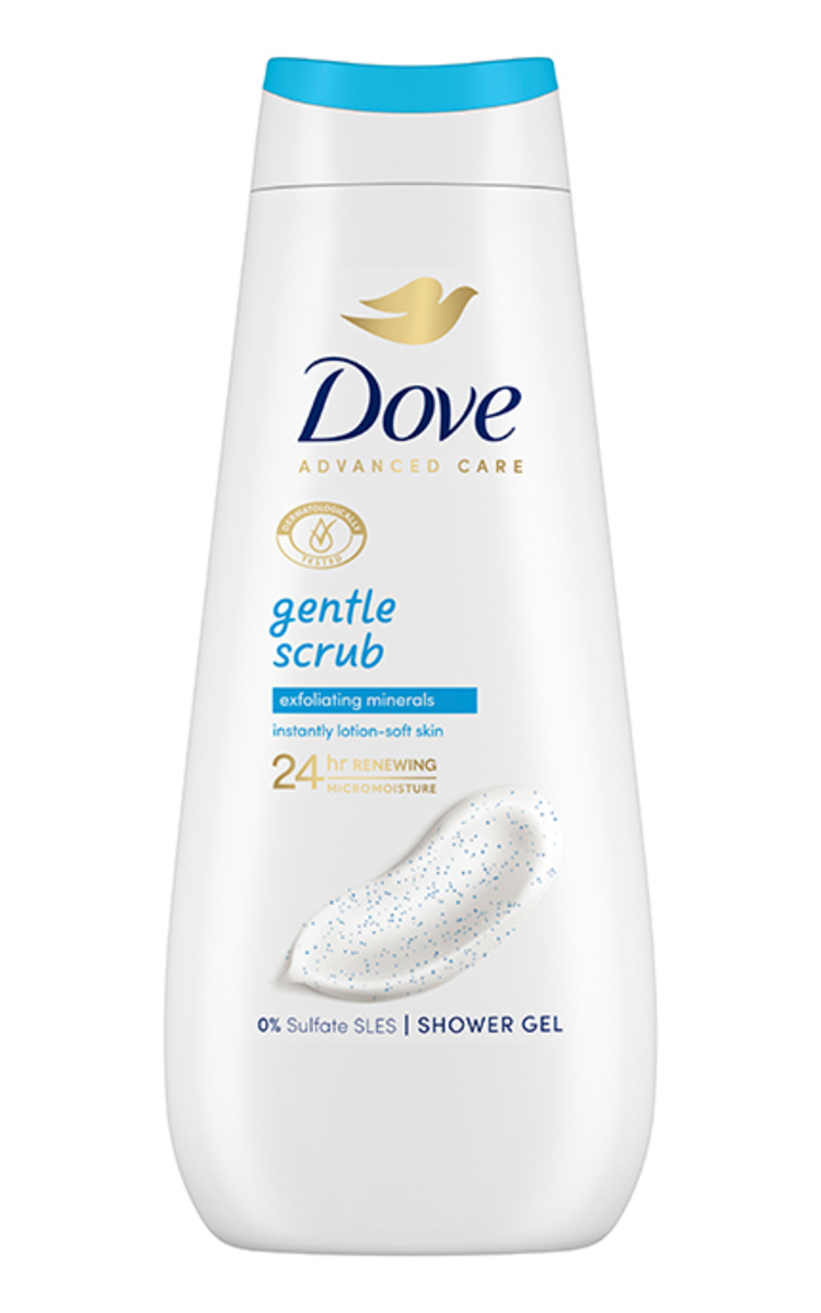 DOVE DOVE, GENTLE SCRUB, dušo žel,ė 400 ml 400 ml