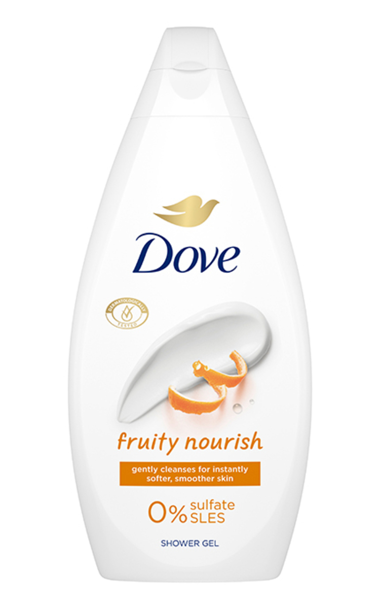 DOVE DOVE, FRUITY NOURISH, dušo želė, 450 ml 450 ml