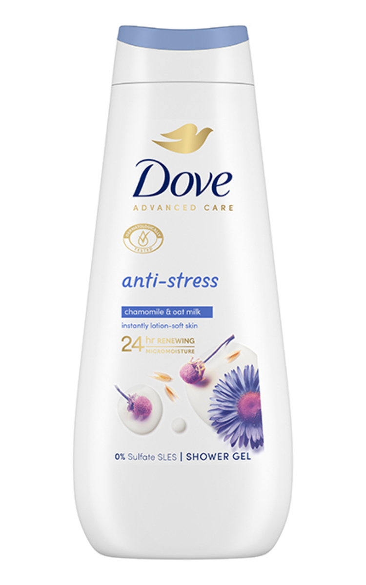 DOVE DOVE, SG ANTISTRESS, kūno prausiklis, 400 ml  400 ml